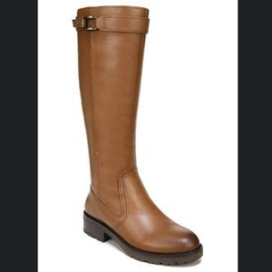 Naturalizer Cayce Women's Boots Chestnut Leather (WIDE CALF)